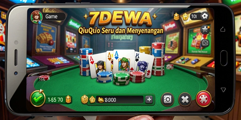 Gameplay QiuQiu yang seru dan penuh tantangan di 7DEWA.