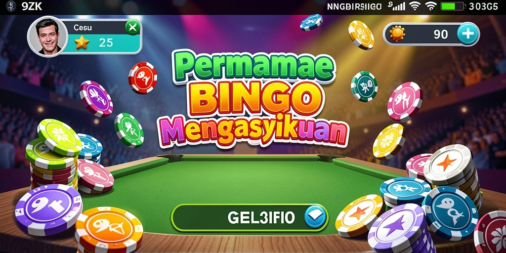 Screenshot gameplay 9ZK yang seru dan menarik saat bermain Bingo.