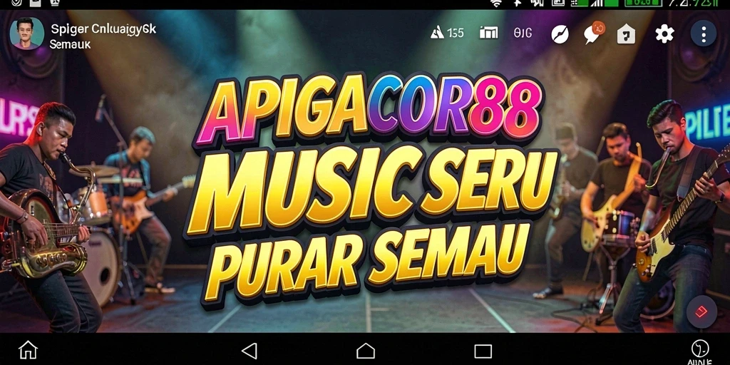 Screenshot APIGACOR88 menampilkan pemain bernyanyi dengan penuh semangat.