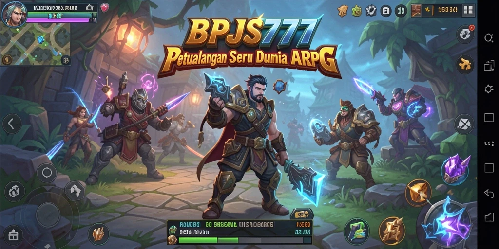 Tampilan gameplay BPJS777 yang menarik dengan aksi ARPG intens.