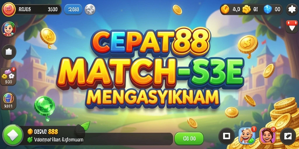 Tampilan gameplay <strong>CEPAT88</strong> dengan kombinasi buah-buahan yang cerah.
