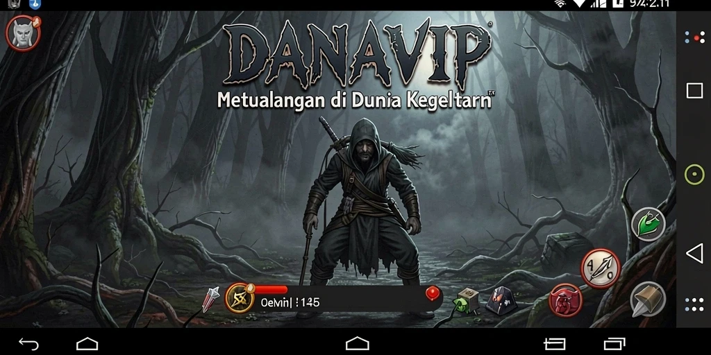 Screenshot menunjukan ketegangan gameplay dengan suasana menyeramkan.