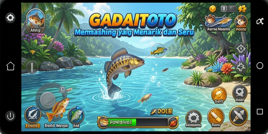 Tangkapan ikan besar di GADAITOTO dengan grafis yang memukau.