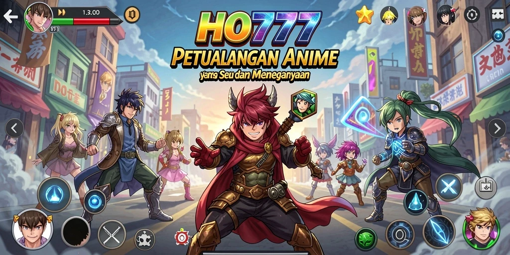 Menampilkan karakter Anime dalam pertempuran seru di HO777.