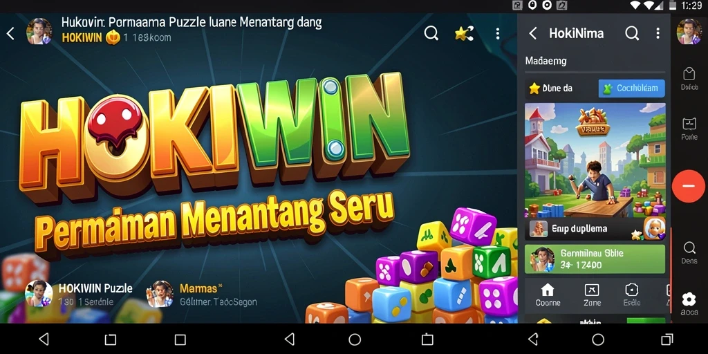 Tampilan gameplay HOKIWIN yang seru dan penuh warna.