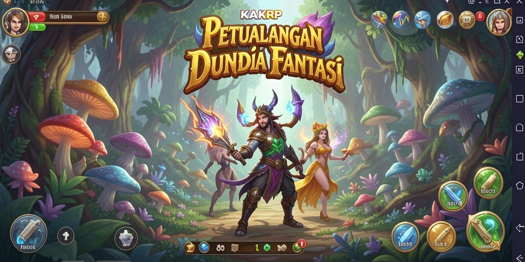 Screenshot gameplay KAKRP menampilkan aksi petualangan yang mendebarkan.