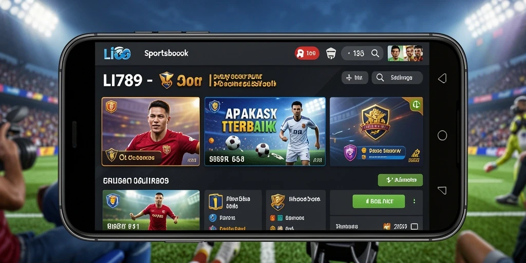 Screenshot gameplay LI789 yang menampilkan antarmuka taruhan olahraga.
