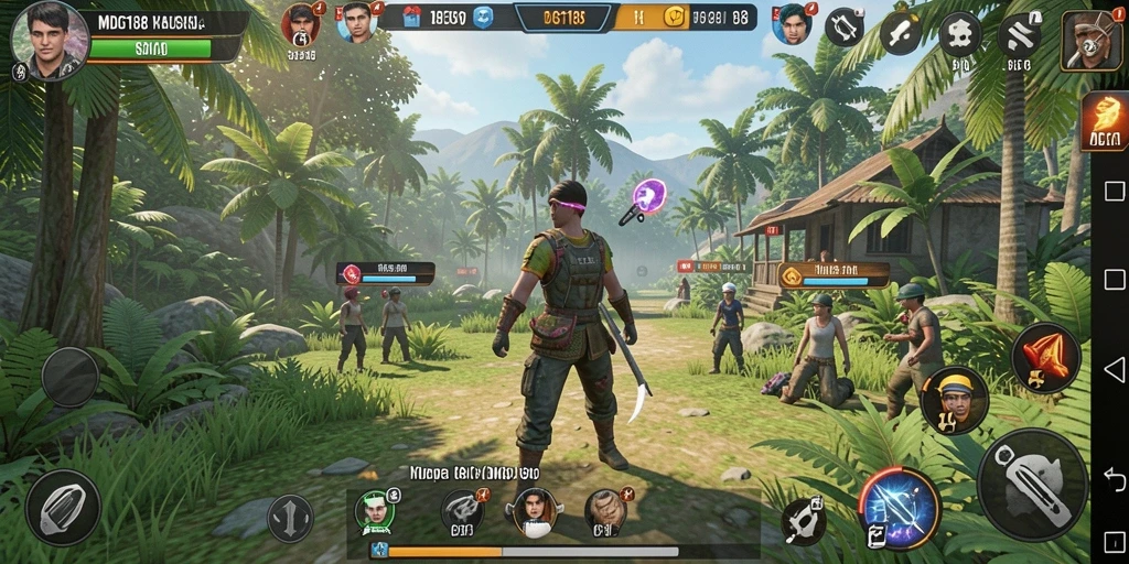 Tangkapan layar gameplay MDG188 dengan aksi simulasi yang mendebarkan.