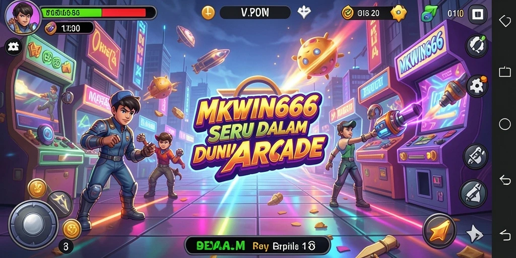 Gameplay seru MKWIN666 yang menampilkan petualangan Arcade.