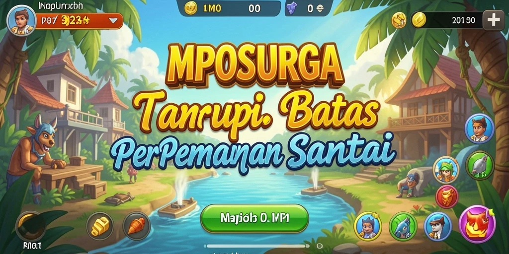 Screenshot MPOSURGA menampilkan gameplay yang ceria dan menghibur.
