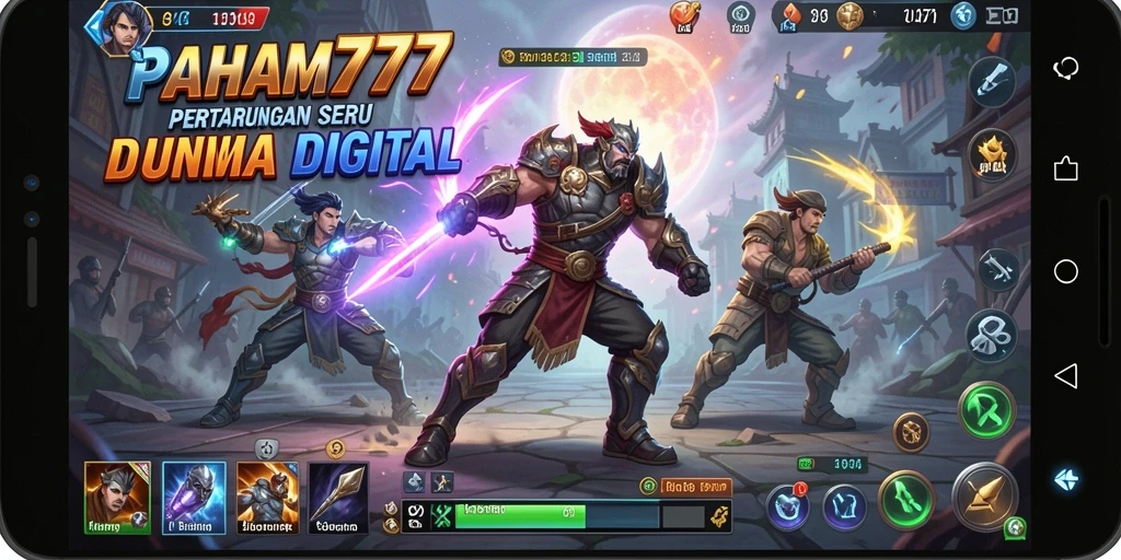 Tangkapan layar gameplay penuh aksi PAHAM777.