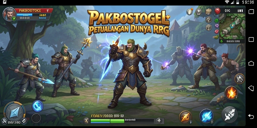 Tangkapan layar menggambarkan pertarungan epik dalam PAKBOSTOGEL.