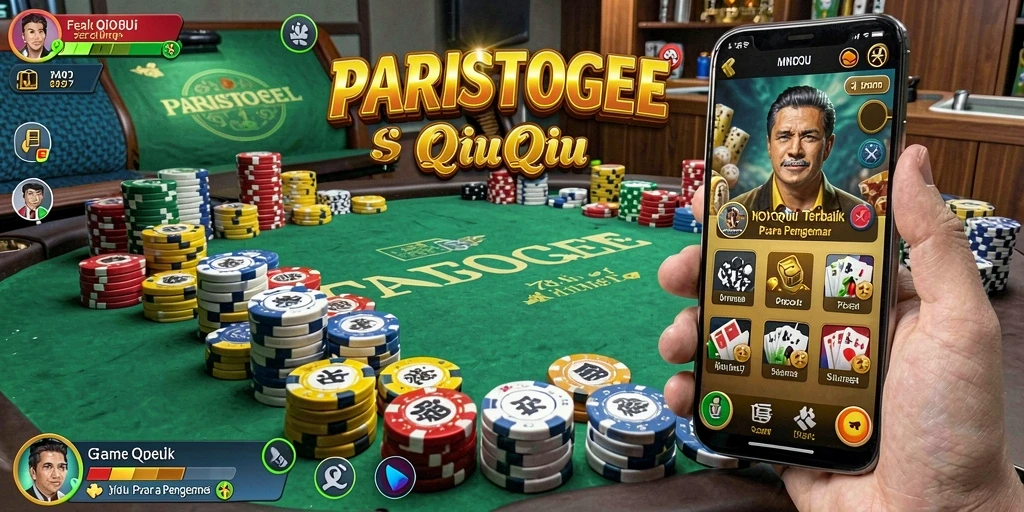 Gameplay seru QiuQiu di PARISTOGEL dengan tampilan menarik.