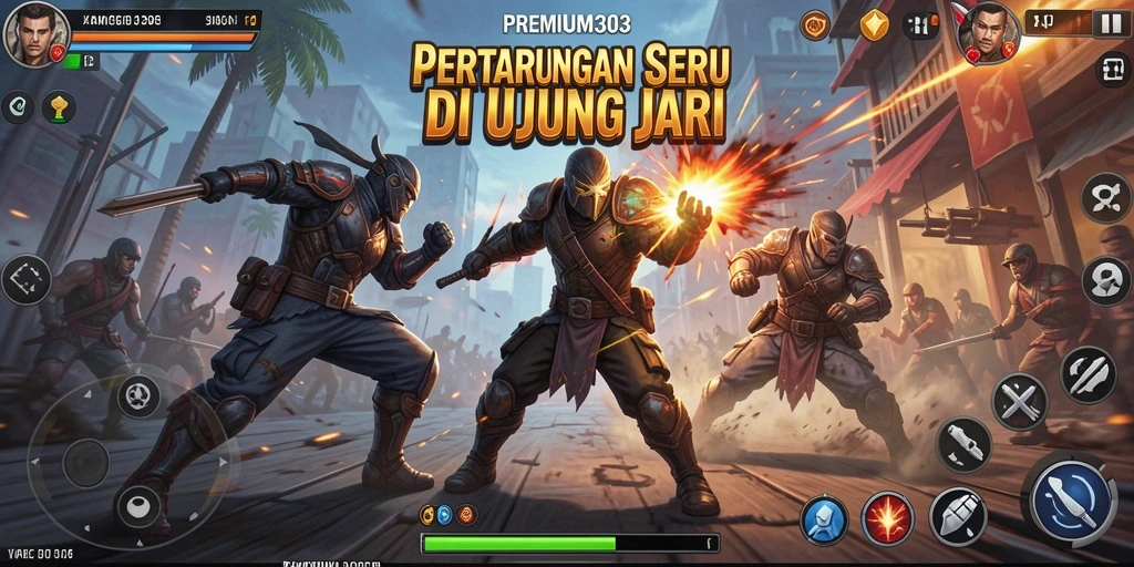 Tampilan seru dari pertarungan di PREMIUM303 yang memukau.