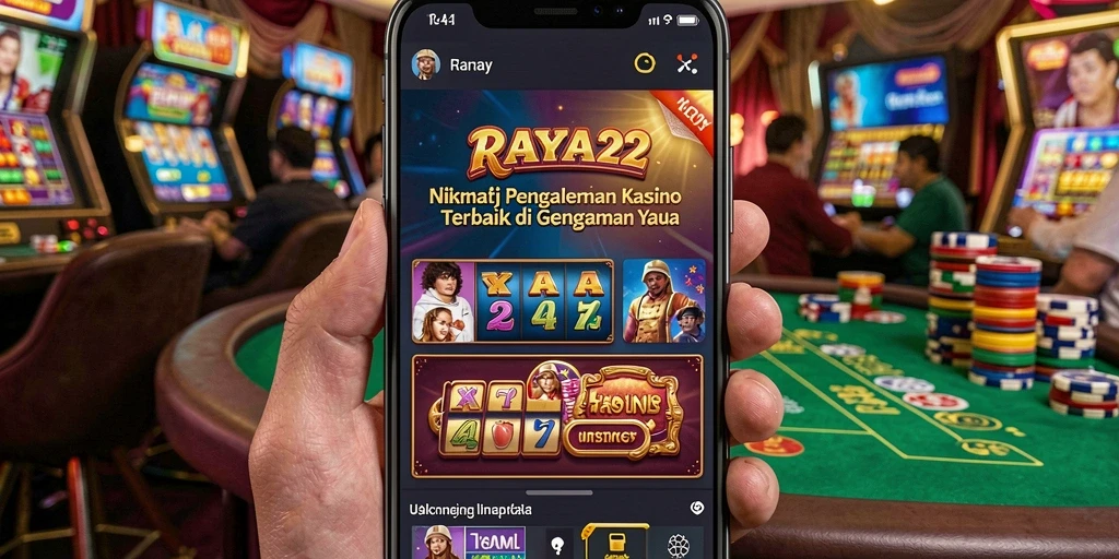 Tampilan gameplay RAYA22 yang menarik dengan suasana kasino menghibur.
