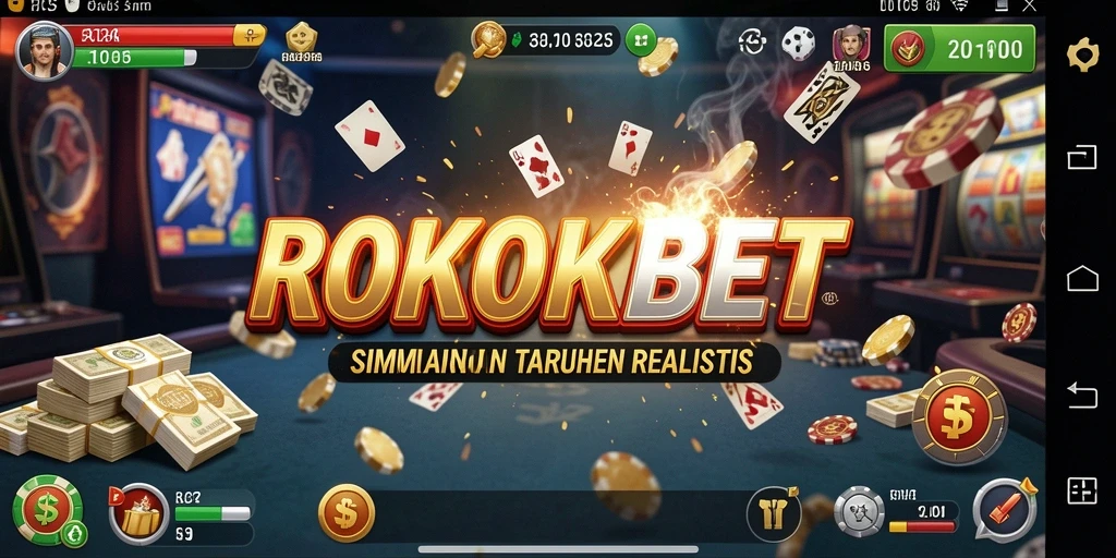 Screenshot ROKOKBET menampilkan gameplay taruhan yang mendebarkan.