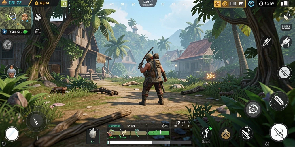 Menampilkan gameplay seru dalam simulasi interaktif.