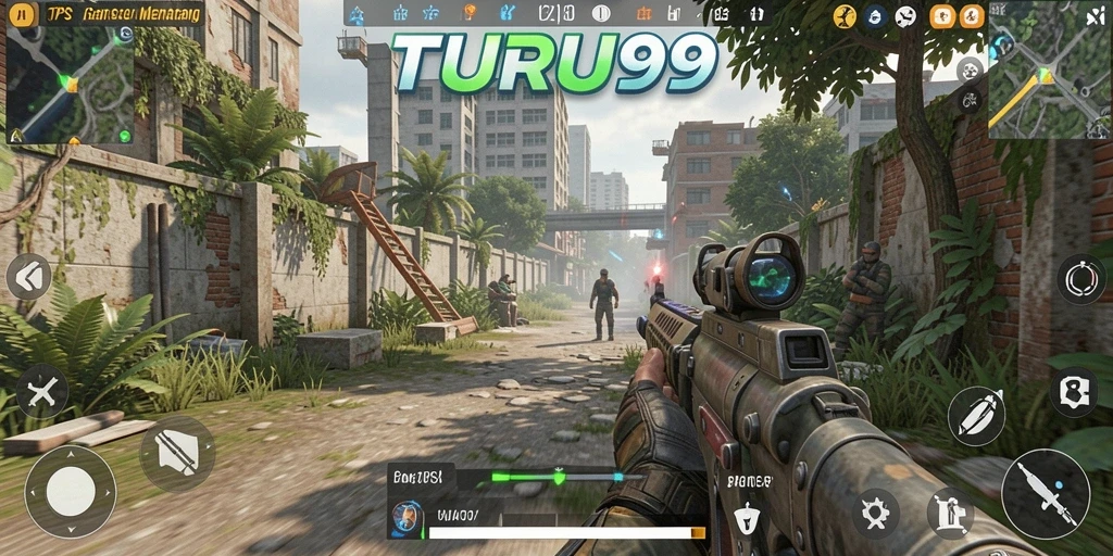 Tampilan gameplay TURU99 yang menegangkan dan penuh aksi.