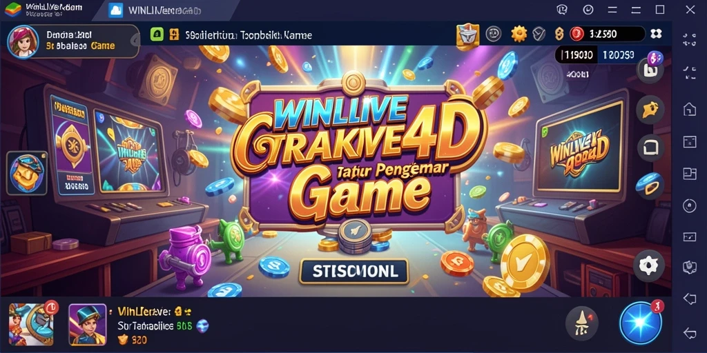 Screenshot gameplay dari WINLIVE4D yang menunjukkan aksi strategi yang mendebarkan.